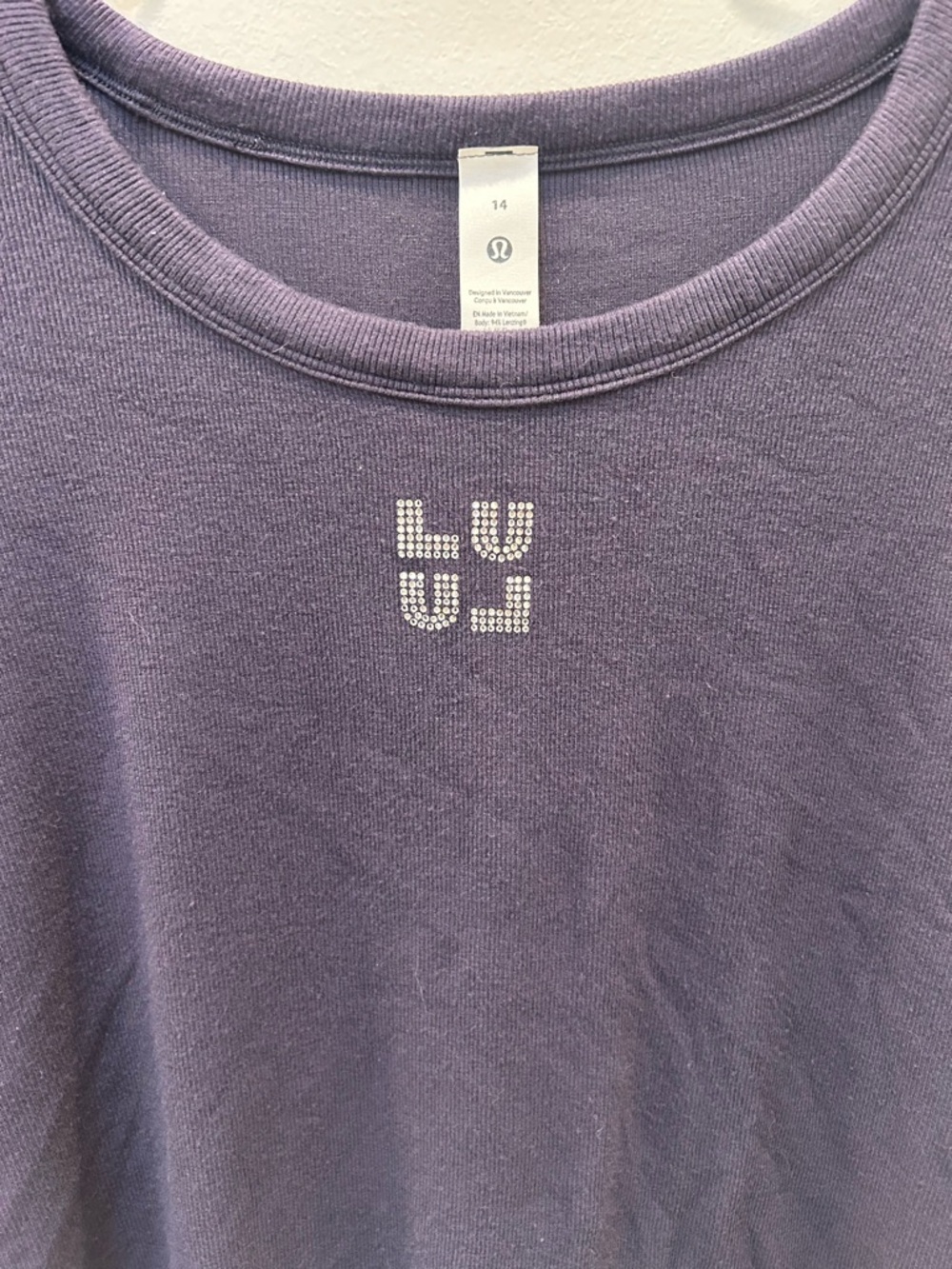 lululemon athletica hold tight long sleeve jeweled size 14 - Picture 4 of 6